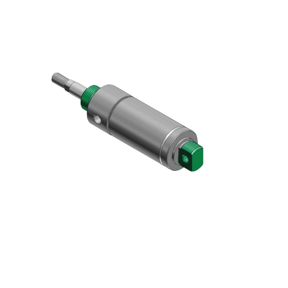 0750R02-02A NUMATICS/AVENTICS ROUND LINE CYLINDER M SERIES 3/4" BORE 2" STROKE, SGL ACT, SPR EXT REAR PIVOT MNT
